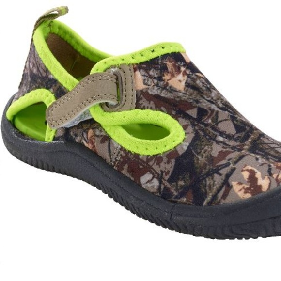 OP Toddler Boy/'s Grippy Sole Camo Water Shoes Small 5-6 GREEN CAMO